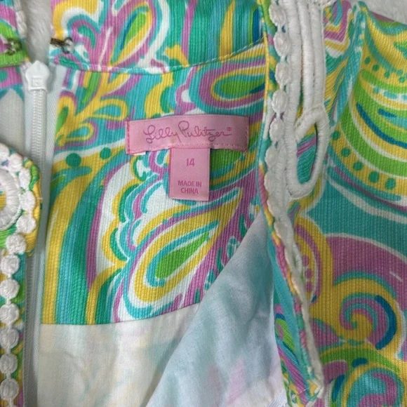Lilly Pulitzer Alexa Shift Dress marine print - Picture 3 of 11